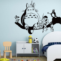 学生宿舍寝室墙贴纸卡通动漫人龙猫千与千寻墙壁贴画幼儿园儿童房