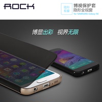 ROCK 三星S6手机壳皮套翻盖galaxy s6手机套G9200超薄透明保护套