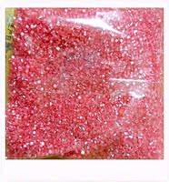 英国qsprinkles红色彩砂糖 烘焙蛋糕装饰翻彩糖粉 奶油裱花100克