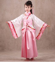 新款女童汉服仙女唐代古装表演服儿童古筝乐器舞台演出服唐朝女装