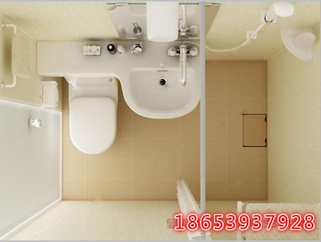 BU1416整体卫浴集成卫生间整体淋浴房整体浴室整体卫生间集成浴室