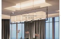 新中式吊灯 现代高档办公桌餐桌长方形吊灯吧台酒店样板房吊灯