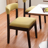 【木木椅】简约餐椅实木椅子 简约电脑椅办公椅 特价咖啡椅 凳子