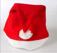 圣诞帽普通圣诞帽红色帽子圣诞老人帽圣诞节礼品25g无纺布