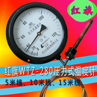 WTZ- 280压力式温度计 测油温测水温 工业锅炉水温表指针温度表