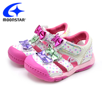 日本Moonstar月星夏季女童健康机能鞋休闲鞋公主范儿透气舒适凉鞋