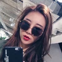 2017新款韩国gm大框太阳镜女明星款个性偏光圆脸墨镜可配近视眼睛