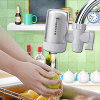 净恩JN15五层精密过滤水龙头净水器家用厨房自来水透明前置过滤器