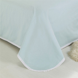 纯棉 单双人 床单单件冬季纯色40支斜纹被单1.8/2.0m床单新品包邮