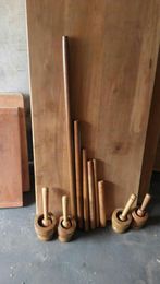 手工杜梨木实木案板擀面板砧板40cm-150cm拼接单面用原木环保厨具