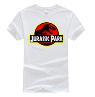 新款侏罗纪公园日版夏季卡通动漫纯棉短袖T恤圆领宽松