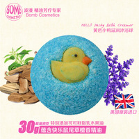 英国Bomb波漫 黄色小鸭檀香滋润泡澡球精油浴 30g 软化肌肤 抗菌