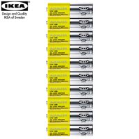 宜家IKEA 艾卡利斯5号电池 碱性干电池高性价比10节包装超值耐用
