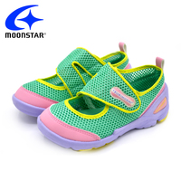日本Moonstar月星夏季机能鞋 男女童运动凉鞋镂空透气休闲舒适鞋