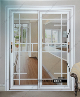 客厅厨房双层中空钢化玻璃推拉门阳台移门钛镁铝合金隔断卫生间门
