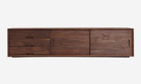日式实木电视柜小户型进口白橡木胡桃色地柜客厅家具简约现代特价