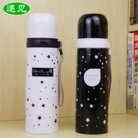 正品新款创意韩版可爱真空保温瓶男女情侣学生高档不锈钢保温杯子