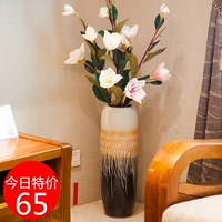 手工落地大花瓶欧式摆件客厅陶瓷现代简约创意插花家居饰品电视柜