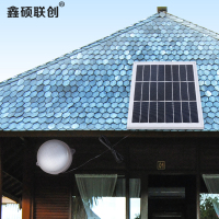鑫硕联创太阳能灯LED吸顶灯太阳能壁灯家用庭院灯室内外6米线吊灯