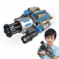 加特林充电手枪式儿童玩具枪14岁男孩玩具枪 电动连发水弹枪玩具