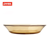 美国pyrex康宁餐具 家用玻璃餐具套装 汤碗玻璃碗盘碗碟套装8件套