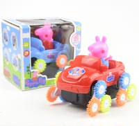 义乌 热卖新款 电动猪猪翻斗车儿童玩具批发地摊货源创意小孩礼品