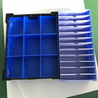 防静电PP塑料中空板万通板分隔刀卡格档零件包装盒配件周转箱定制